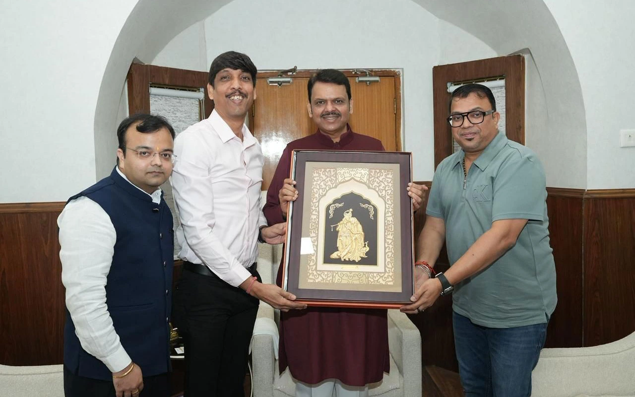 Illustrated map of Maharashtra